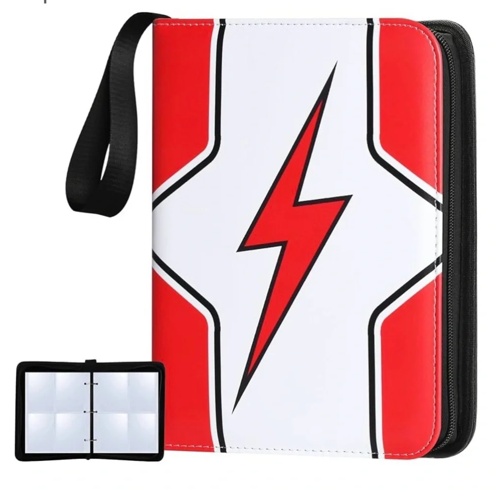 Red and White card Case